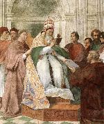 RAFFAELLO Sanzio Gregory IX Approving the Decretals France oil painting artist